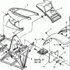TRAIL BOSS 250 - W958527 Front cab assembly  trail boss w958527