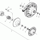 SCRAMBLER 4X4 - W957840 Driven clutch assembly scrambler w957840