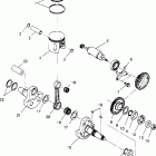 400L 2X4 - W957540 Piston and crankshaft  2x4 400l w957540