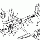 XPLORER - W959140 Gearcase / brake and chain cover mounting xplorer 4x4 w9...