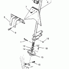400L 6X6 - W948740 Steering post assembly 6x6 400l w948740