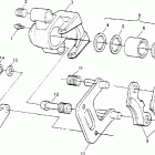 300 4X4 - W948130 Front brake assembly 4x4 300 w948130