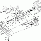 400L 4X4 - W948140 Gearcase / brake and chain cover mounting  4x4 400l w948...