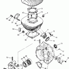 300 2X4 - W947530 Crankcase and cylinder 2x4 300 w947530