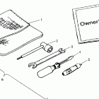 400L 4X4  NORWEGIAN - N948140 Tool kit assembly swedish 4x4 400l s948140
