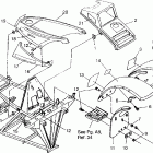 400L 4X4  NORWEGIAN - N948140 Front cab assembly swedish 4x4 400l s948140