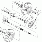 300 2X4 - W947530 Rear wheel drive assembly 2x4 300 w947530