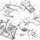 400L 2X4 - W947540 Front cab assembly 2x4 400l w947540
