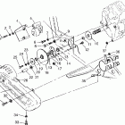 400L 4X4  NORWEGIAN - N948140 Gearcase / brake and chain cover mounting swedish 4x4 40...