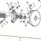 400L 2X4 - W947540 Drive clutch assembly 2x4 400l w947540