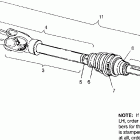 400L 4X4  NORWEGIAN - N948140 Cv joint swedish 4x4 400l s948140