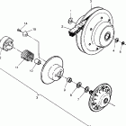 TRAIL BLAZER - W947221 Driven clutch assembly trail blazer w947221