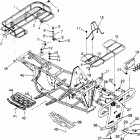 SPORTSMAN - W948040 Bumper / rack mounting sportsman 4x4 w948040