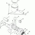 TRAIL BLAZER - W947221 Crankshaft and piston trail blazer w947221