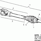 400L 6X6 - W948740 Cv joint 6x6 400l w948740