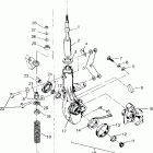 400L 4X4  NORWEGIAN - N948140 Front strut assembly swedish 4x4 400l s948140