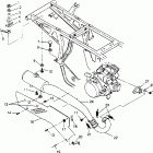 SPORTSMAN - W948040 Exhaust system sportsman 4x4 w948040