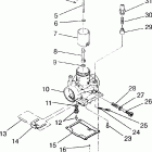 400L 4X4  NORWEGIAN - N948140 Carburetor swedish 4x4 400l s948140
