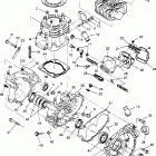 400L 4X4 - W948140 Crankcase and cylinder  4x4 400l w948140