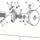 400L 4X4 - W948140 Drive clutch assembly  4x4 400l w948140