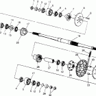 400L 6X6 - W948740 Middle drive assembly 6x6 400l w948740