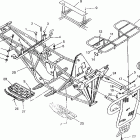 400L 6X6  NORWEGIAN  - N948740 Bumper / rack mounting 6x6 400l, swedish s948740 and  no...