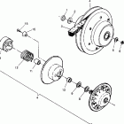 SPORTSMAN - W948040 Driven clutch assembly sportsman 4x4 w948040