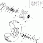 400L 4X4  NORWEGIAN - N948140 Front wheel assembly swedish 4x4 400l s948140