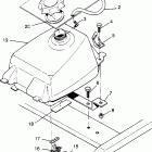 400L 6X6 - W948740 Fuel tank assembly 6x6 400l w948740
