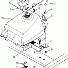 SPORTSMAN - W948040 Fuel tank assembly sportsman 4x4 w948040