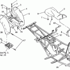 400L 6X6  NORWEGIAN  - N948740 Rear cab assembly 6x6 400l, swedish s948740 and  norwegi...