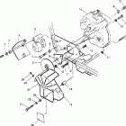 400L 2X4 - W947540 Gearcase / brake mounting 2x4 400l w947540