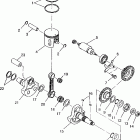 400L 6X6  NORWEGIAN  - N948740 Piston and crankshaft 6x6 400l, swedish s948740 and  nor...