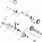 SPORTSMAN - W948040 Piston and crankshaft sportsman 4x4 w948040