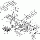 400L 2X4 - W947540 Bumper / rack mounting 2x4 400l w947540