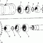 400L 6X6 - W948740 Center tightener assembly 6x6 400l w948740