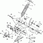 SPORTSMAN - W948040 Swing arm / shock mounting sportsman 4x4 w948040