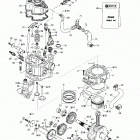 Traxter, 7407/7408 Crankshaft, pistons and cylinder