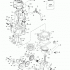Traxter, 7417/7418 Crankshaft, pistons and cylinder