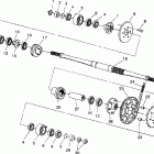 W938727 250 6X6 Middle drive assembly 6x6 250 w938727
