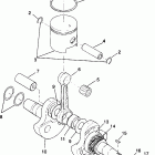 W937221 TRAIL BLAZER Crankshaft and piston trail blazer w937221