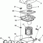 W938139 350L 4X4 Air box assembly 4x4 350l w938139
