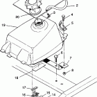 W937221 TRAIL BLAZER Fuel tank assembly trail blazer w937221