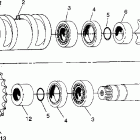 W938139 350L 4X4 Center tightener assembly 4x4 350l w938139