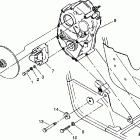 W938727 250 6X6 Gearcase / brake mounting 6x6 250 w938727