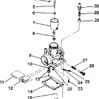 W937221 TRAIL BLAZER Carburetor trail blazer w937221