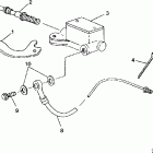W938727 250 6X6 Controls-rh master cylinder / brake line 6x6 250 w938727