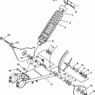 W938739 350L 6X6 Swing arm / shock mounting 6x6 350l w938739