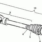 W938739 350L 6X6 Cv joint 6x6 350l w938739