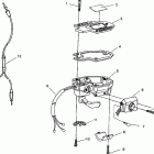 W938139 350L 4X4 Трост дроселя